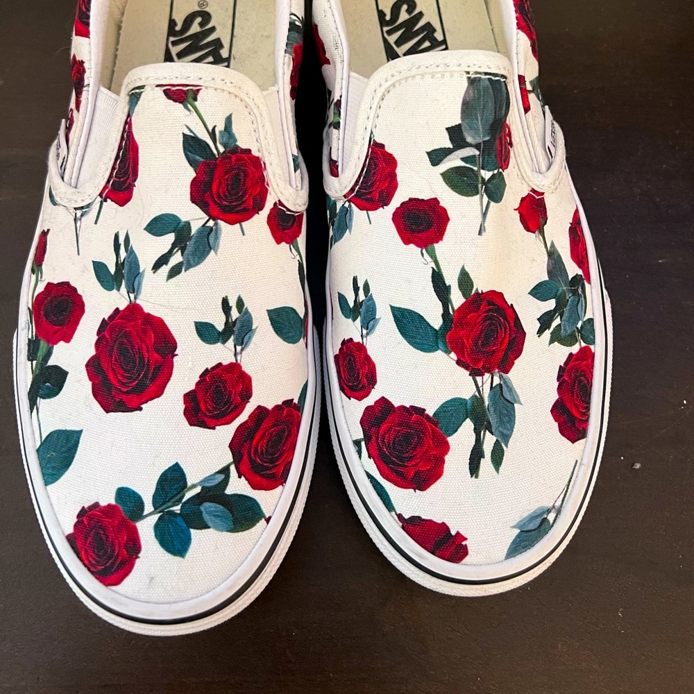 Red Roses Vans